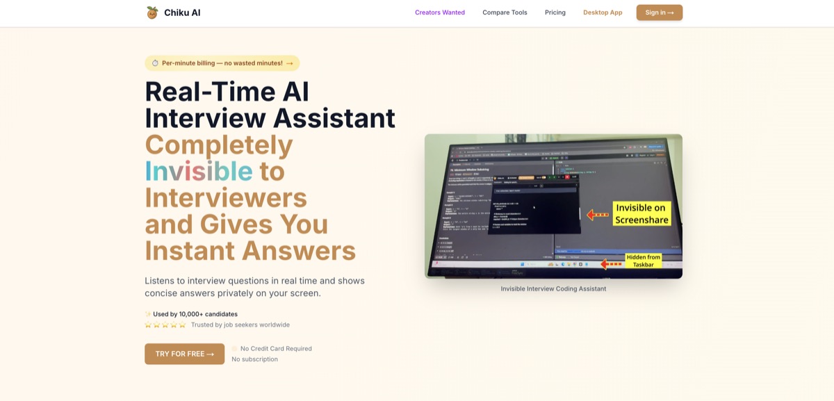 Chiku AI screenshot