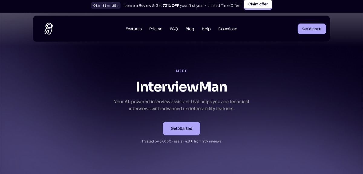 InterviewMan Dashboard