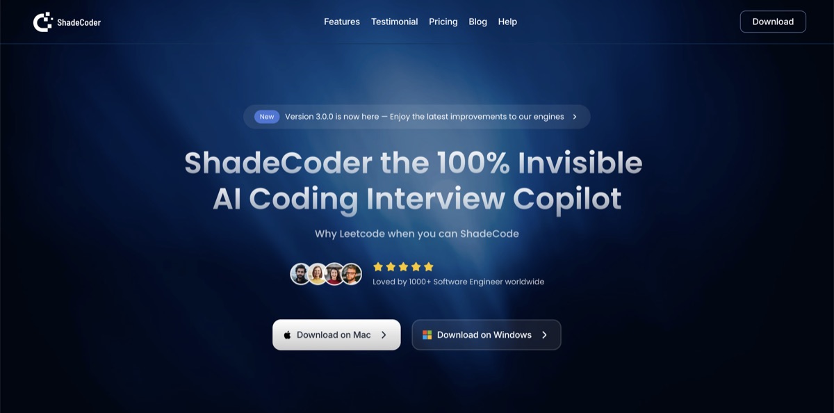 Shadecoder Dashboard